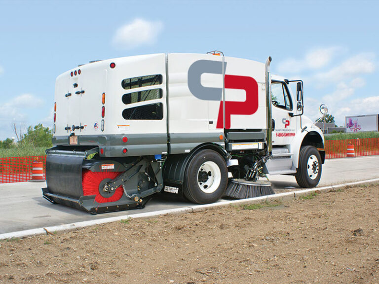 Sweeper Truck Image Construction Sweeping Street Sweeping Nashville TN